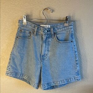 Abercrombie high rise Jean shorts